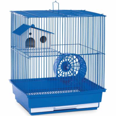 2-Story Hamster/Gerbil Home-Blue
