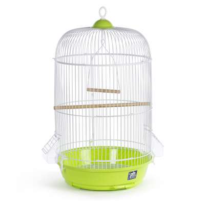 Small Round Bird Cage - Green-SP31999G