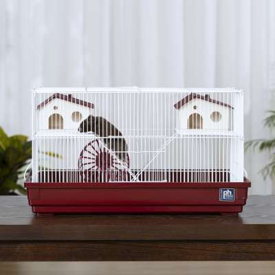 Deluxe Hamster & Gerbil Cage-Red - SP2060R