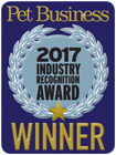 Pet Business 2017 INDUSTRY RECOGNITION Award Winner