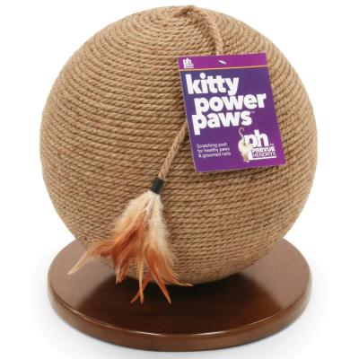 Kitty Power Paws Sphere Scratching Post 13 H