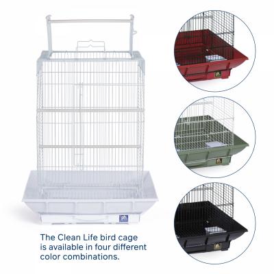 Clean Life Playtop Bird Cage - Green - SP851G/W