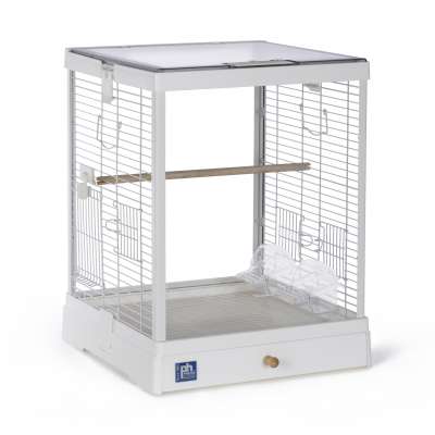 Crystal Palace Bird Cage - White-222W