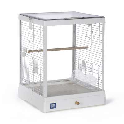 Crystal Palace Bird Cage - White