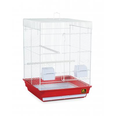 Red/White Small Keet/Tiel Cage 16x16x22