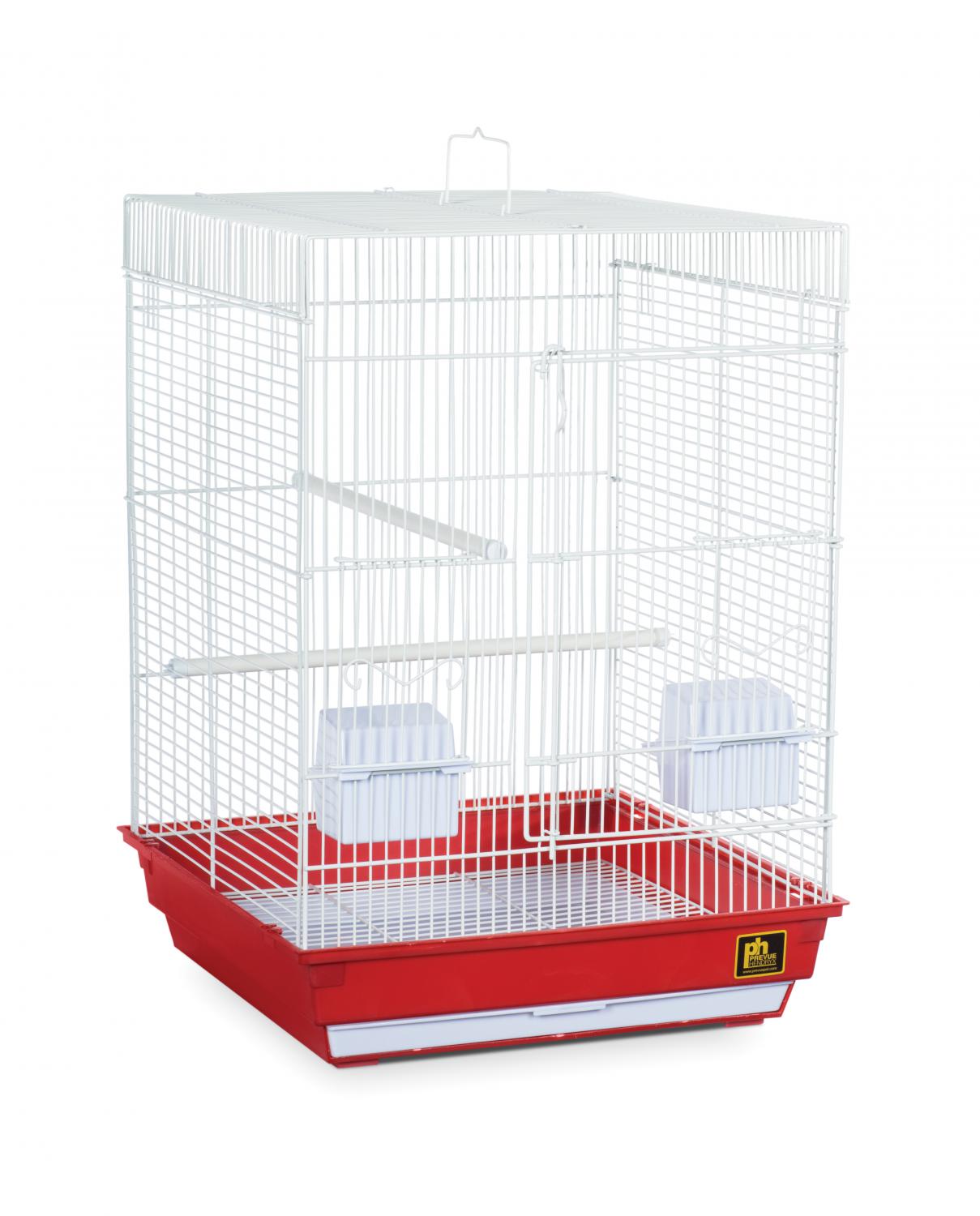 Red/White Small Keet/Tiel Cage 16x16x22 - SP50611