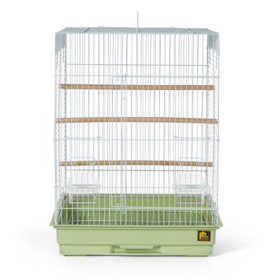 Green/White Small Bird Cage 18x18x24