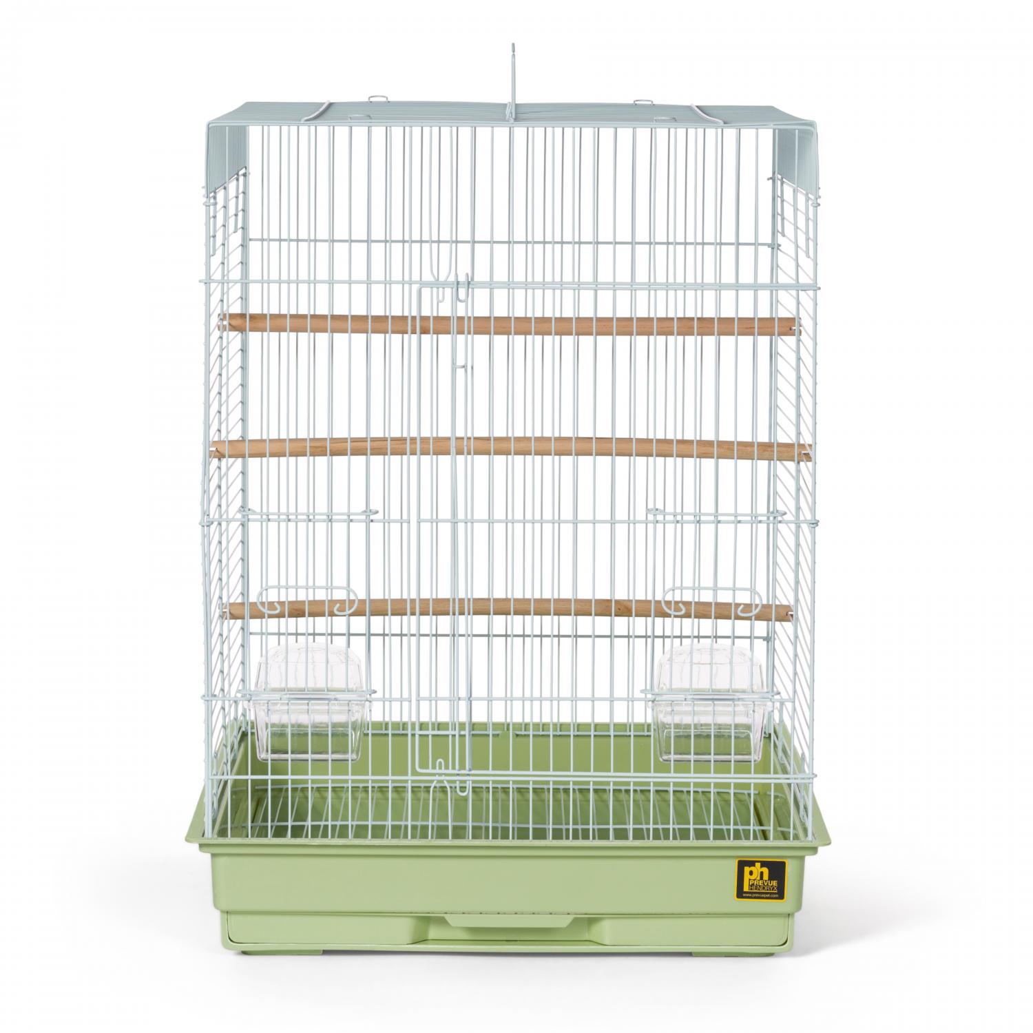 Green/White Small Bird Cage 18x18x24 - SP50713
