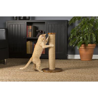 Kitty Power Paws Short Round Scratching Post 22 1/2 H  7101