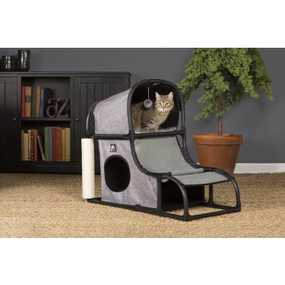 CATVILLE Loft - Gray Print 7221