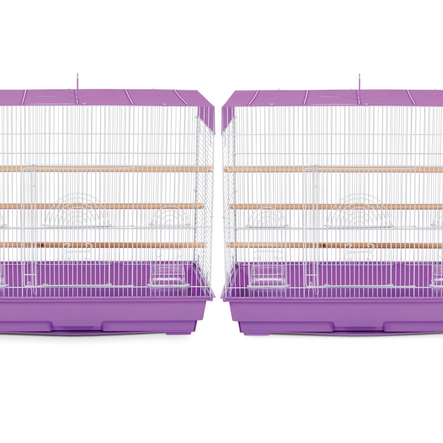 Prevue Pet Products Flugkäfig Für Vögel | 66x35,6x50,8 Cm | Inkl. 2 Futterbecher & 2 Sitzstangen | Für Sittiche, Nymphensittiche