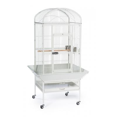 Medium Dome Top Cage - Chalk White