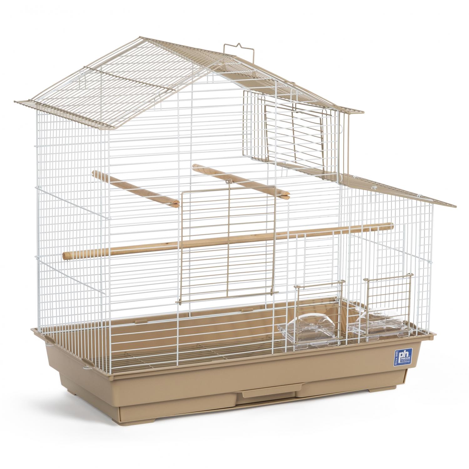 Cockatiel House Bird Cage, Single Pack - Tan Brown - SP41615-2