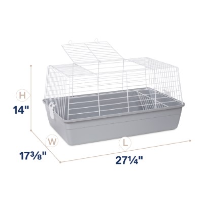 Bella Rabbit Cage Kit - Gray - 527-KIT