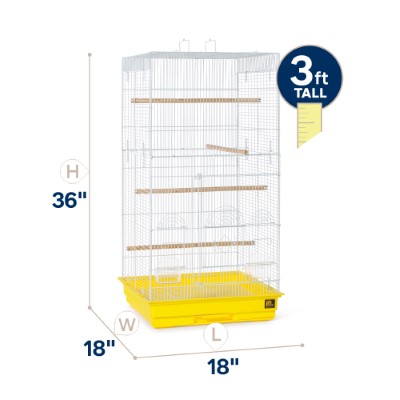 Tall Tiel Cage Yellow - SPECONO1818H-Y