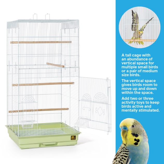 Prevue Pet Products SPECONO1818H-SG Tall Tiel Cage Sage Green 